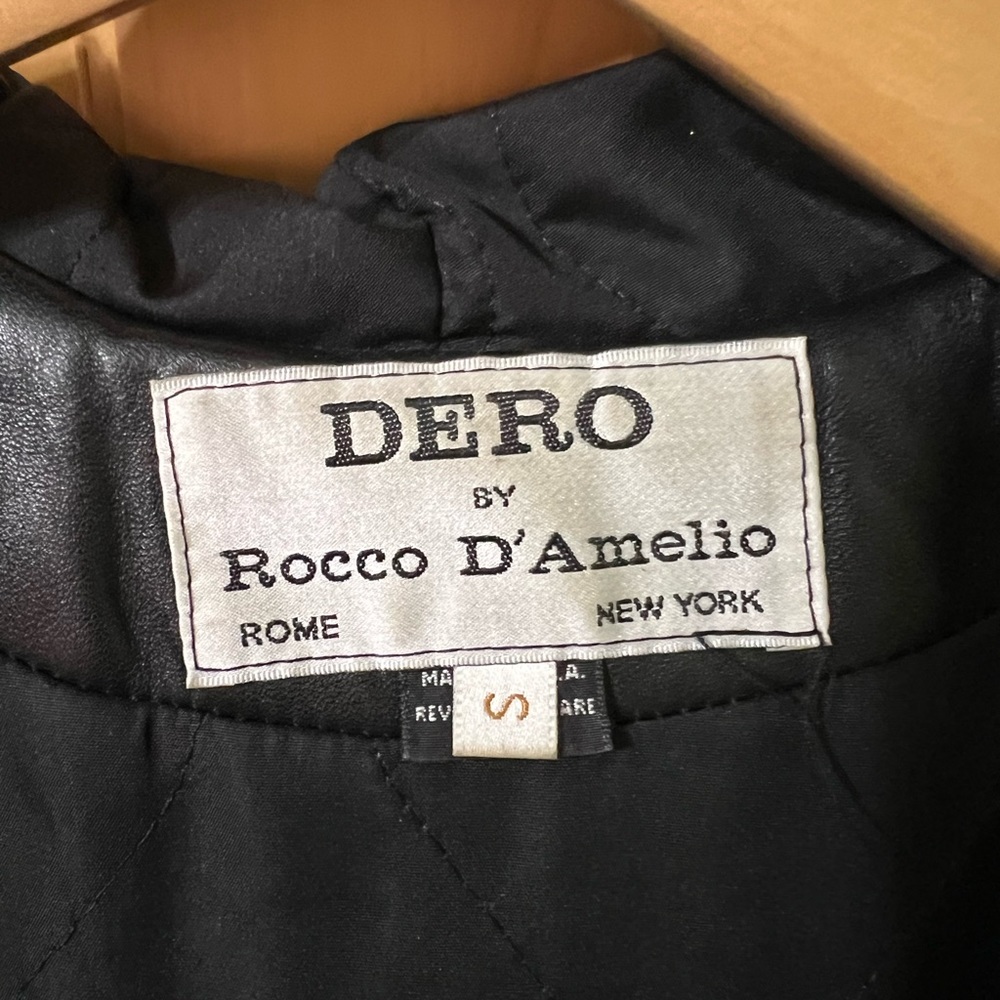 Rocco D’Amelio by Dero Full Length Leather and Fur Coat Retail $3500 - Picture 8 of 13